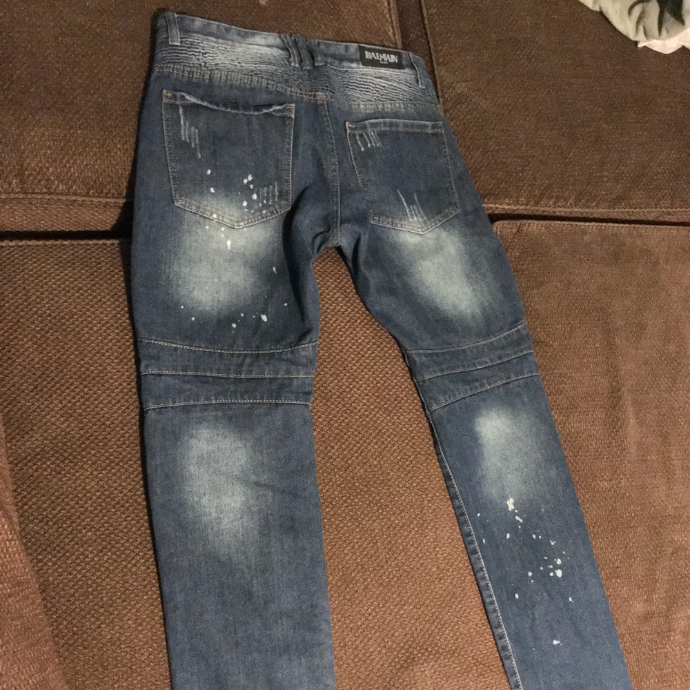 Balmain Biker Jeans